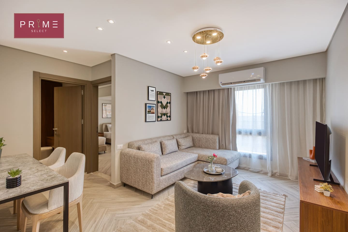 Std 2 BDR Apt. City View - Prime Residence Arkadia — Living Room in Prime Residence Arkadia, Cairo, Egypt