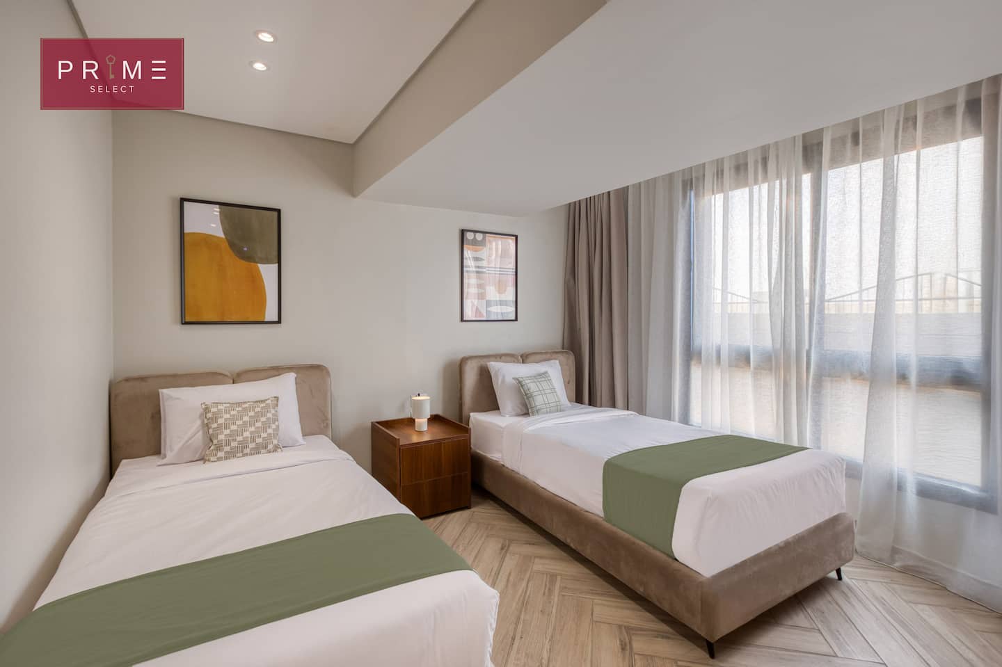 Std 2 BDR Apt. City View - Prime Residence Arkadia — Bedroom 1 in Prime Residence Arkadia, Cairo, Egypt — photo 3