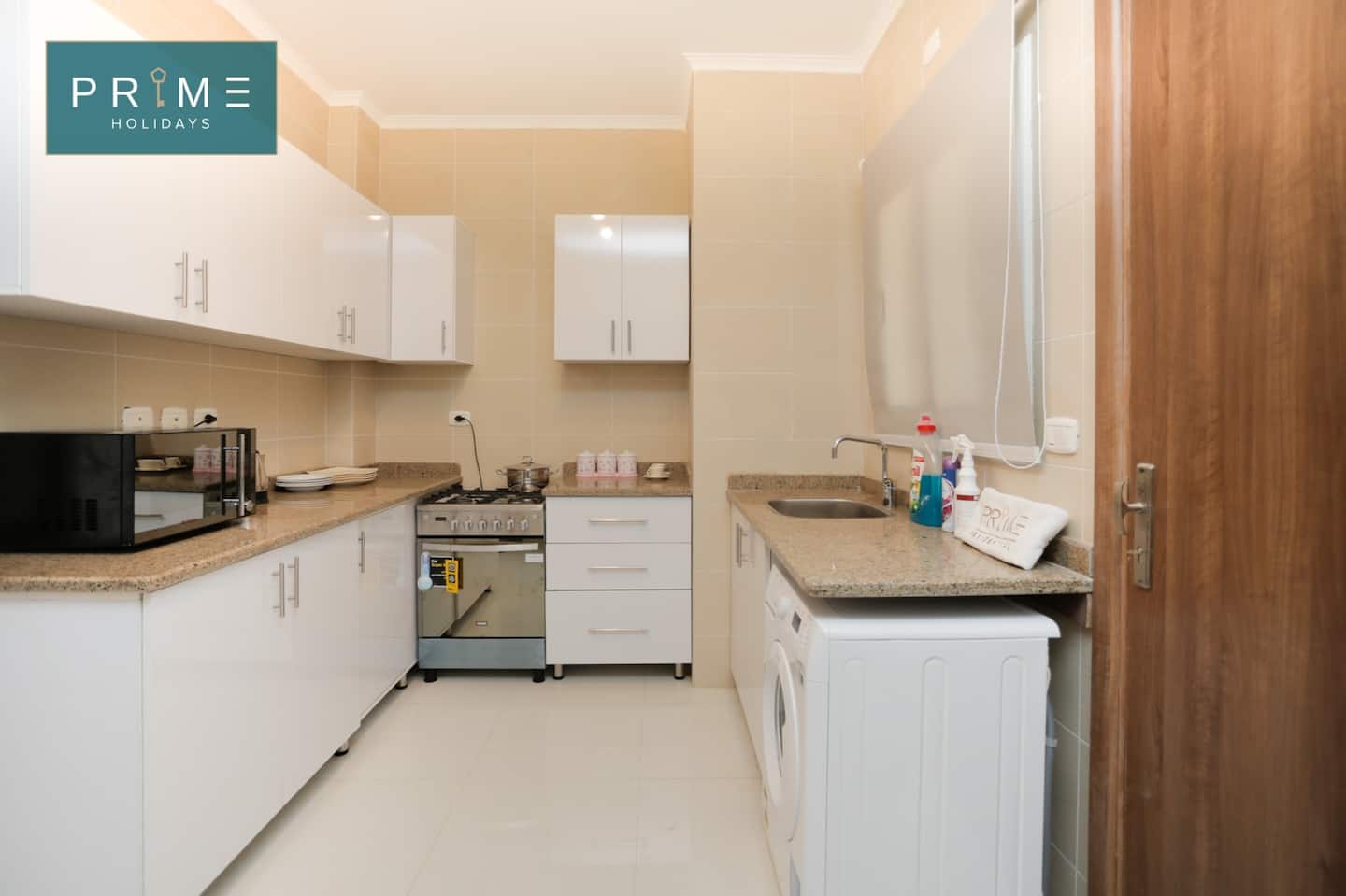 Beachfront Villa - Prime Holidays Amwaj — Full Kitchen in Prime Holidays Amwaj, North Coast, Egypt