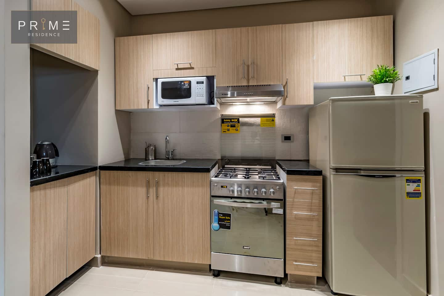 1 Bedroom Standard Apt - Prime Residence New Cairo — Full Kitchen in Prime Residence New Cairo, New Cairo, Egypt — photo 2
