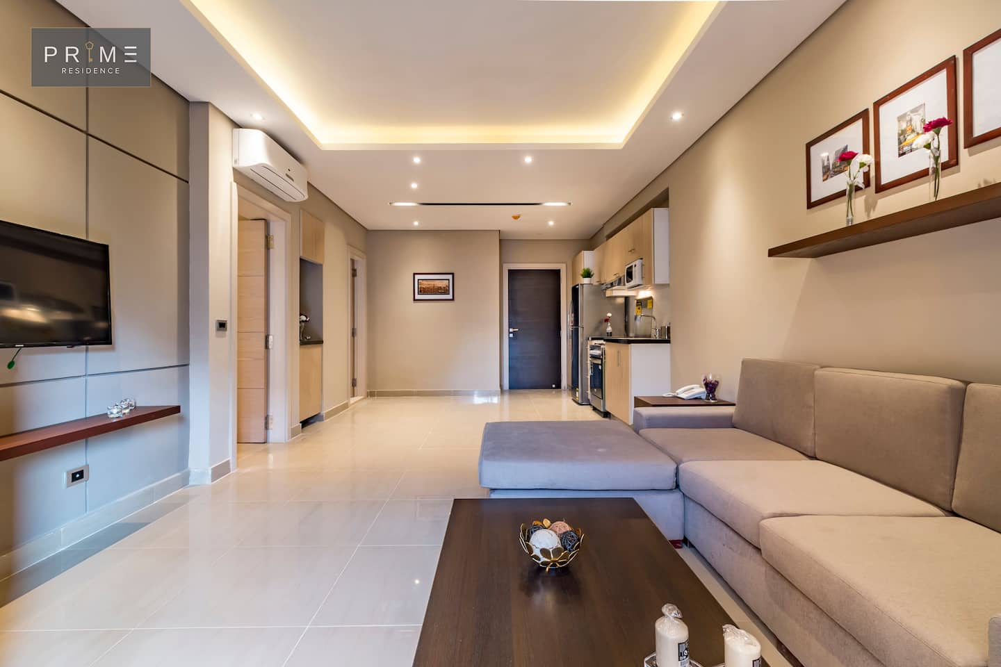 1 Bedroom Apt Dlx (King)-Prime Residence New Cairo — Living Room in Prime Residence New Cairo, New Cairo, Egypt — photo 3