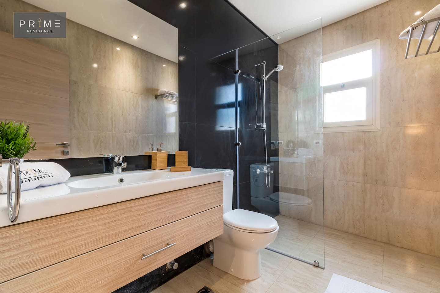1 Bedroom Apt Dlx (King)-Prime Residence New Cairo — Full bathroom 1 in Prime Residence New Cairo, New Cairo, Egypt