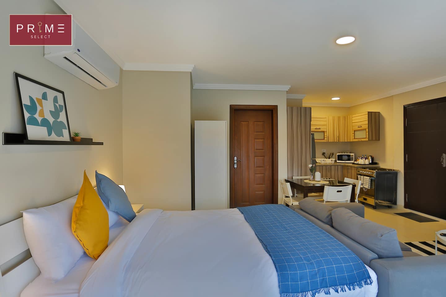 Studio with Roof - Prime Select Eastown Sodic — Bedroom 1 in Prime Select Eastown Sodic, New Cairo, Egypt