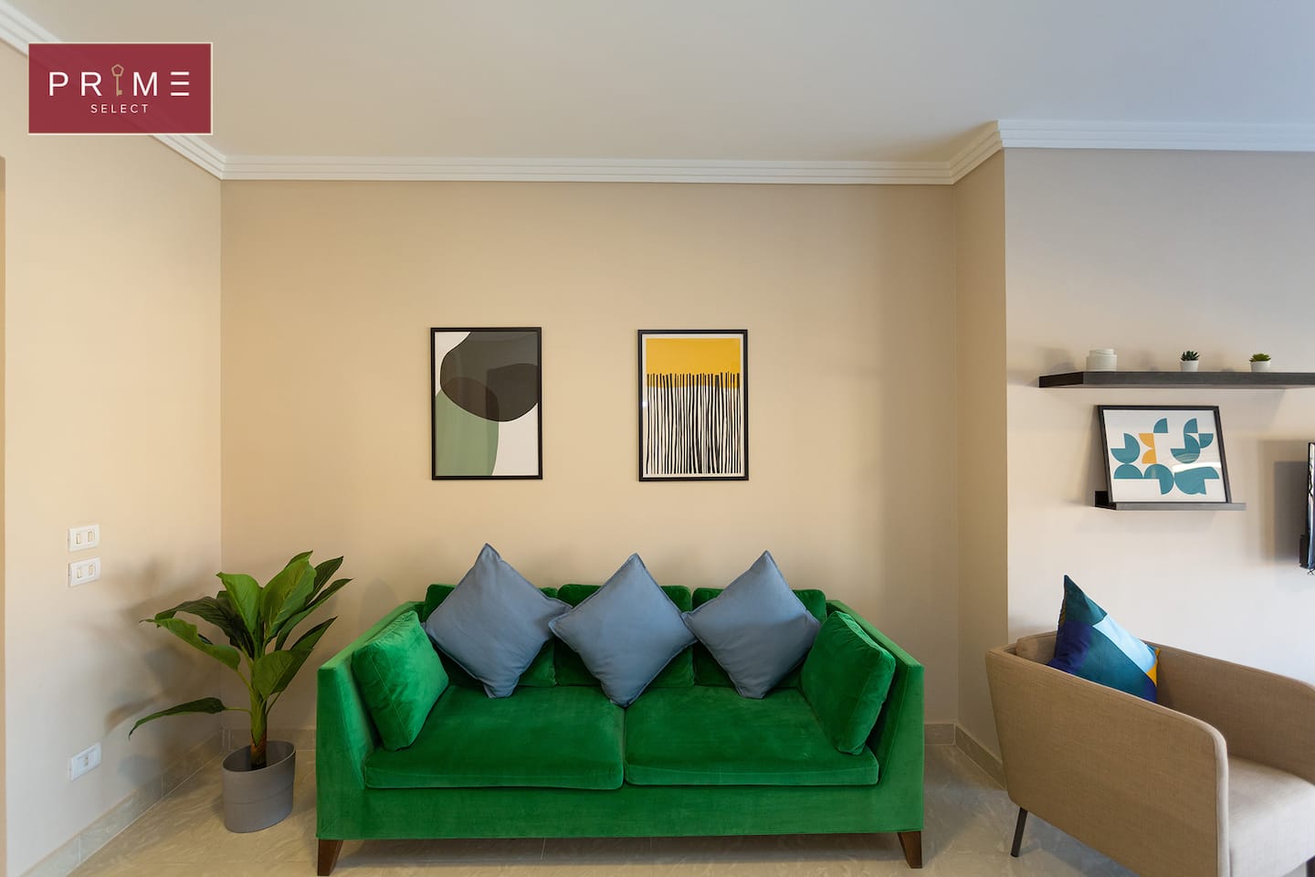 3 Bedrooms Apartment - Prime Select Eastown Sodic — Living Room in Prime Select Eastown Sodic, New Cairo, Egypt — photo 2