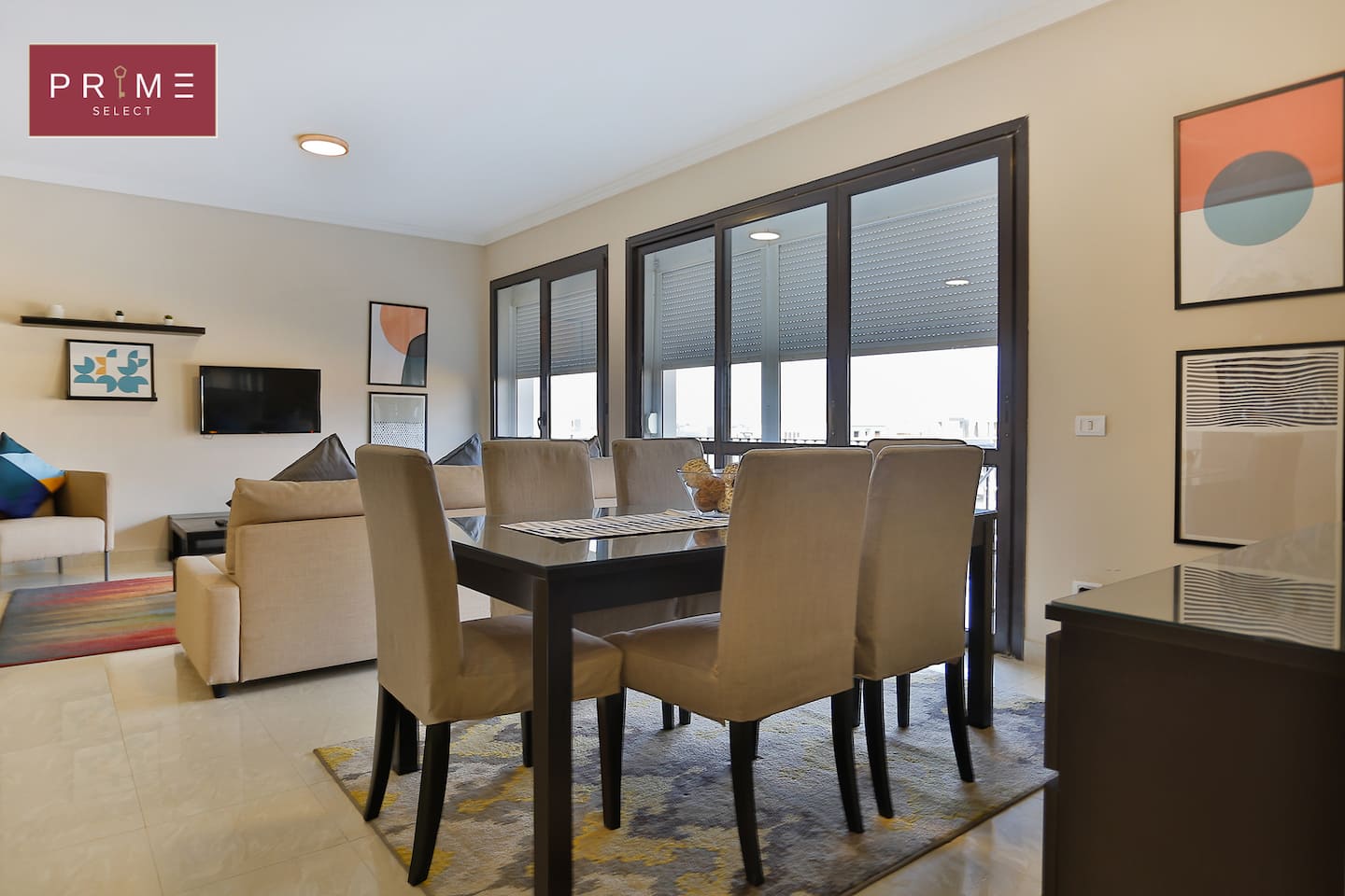 3 Bedrooms Apartment - Prime Select Eastown Sodic — Dining Area in Prime Select Eastown Sodic, New Cairo, Egypt