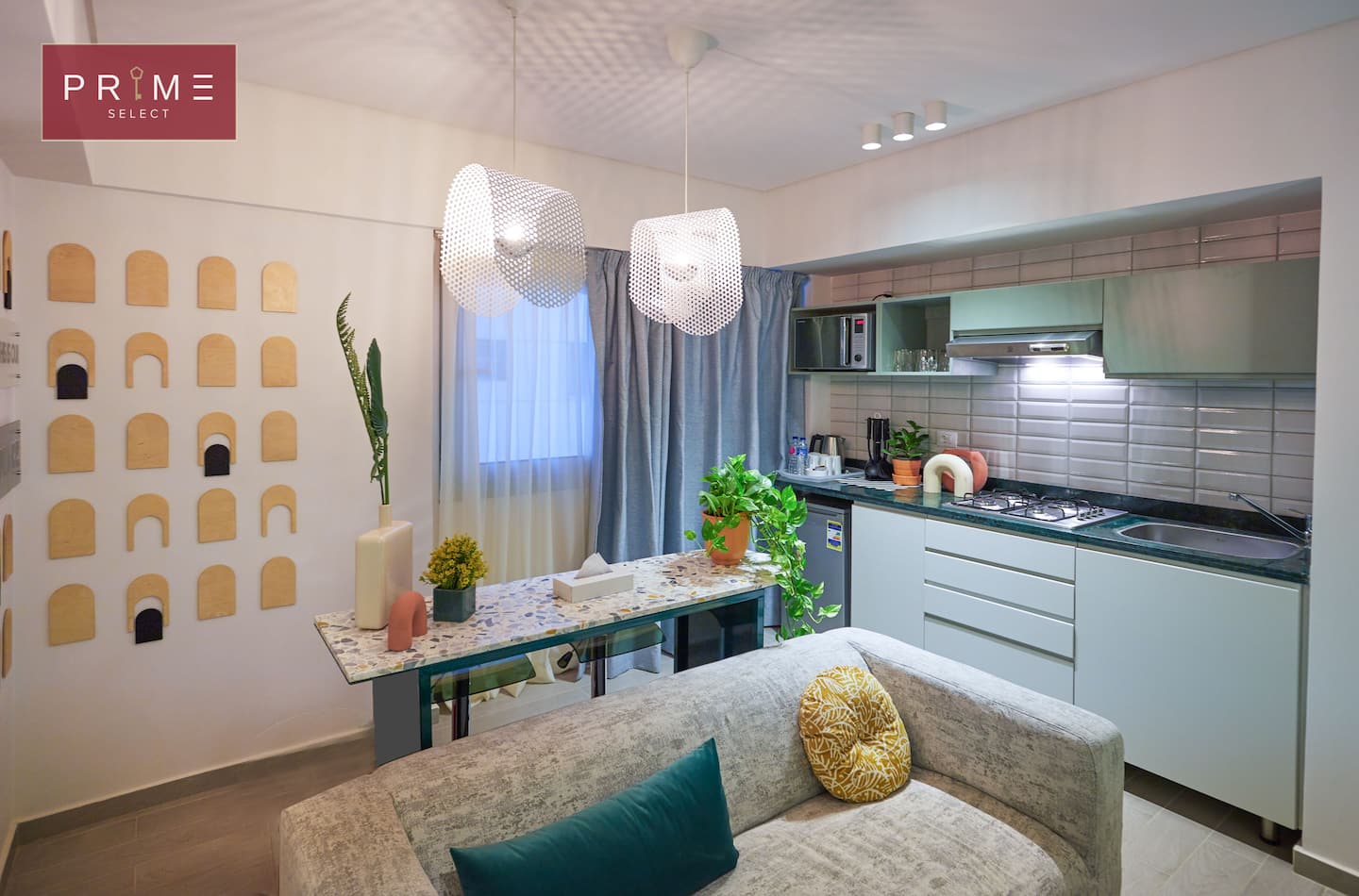 Opal 1 Bedroom Apt - Prime Select Kattameya — Full Kitchen in Prime Select Kattameya, New Cairo, Egypt
