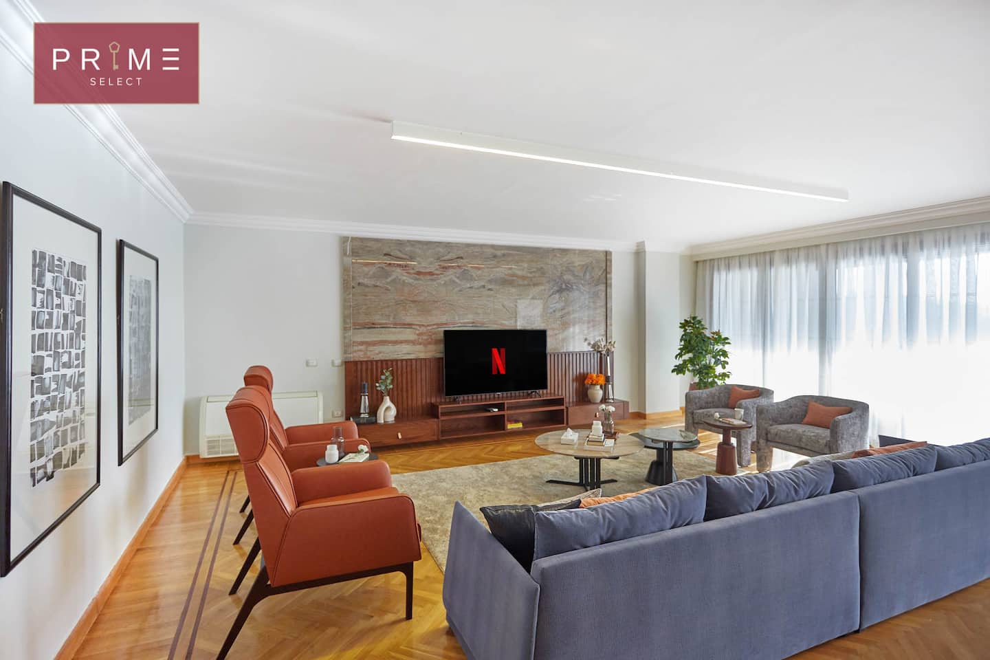 4 BDRs Apt. Nile View - Prime Residence Arkadia — Living Room in Prime Residence Arkadia, Cairo, Egypt — photo 2