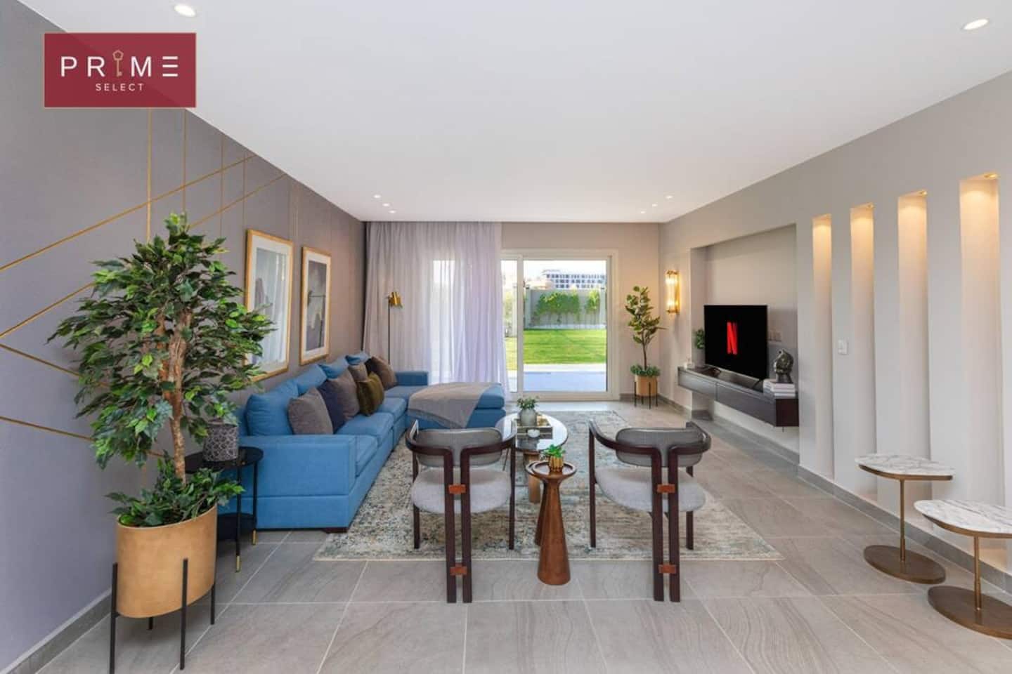3 Bedroom + Garden - Prime Select Palm Hills 6 Oct — Living Room in Prime Select Palm Hills 6 Oct, 6th of October, Egypt
