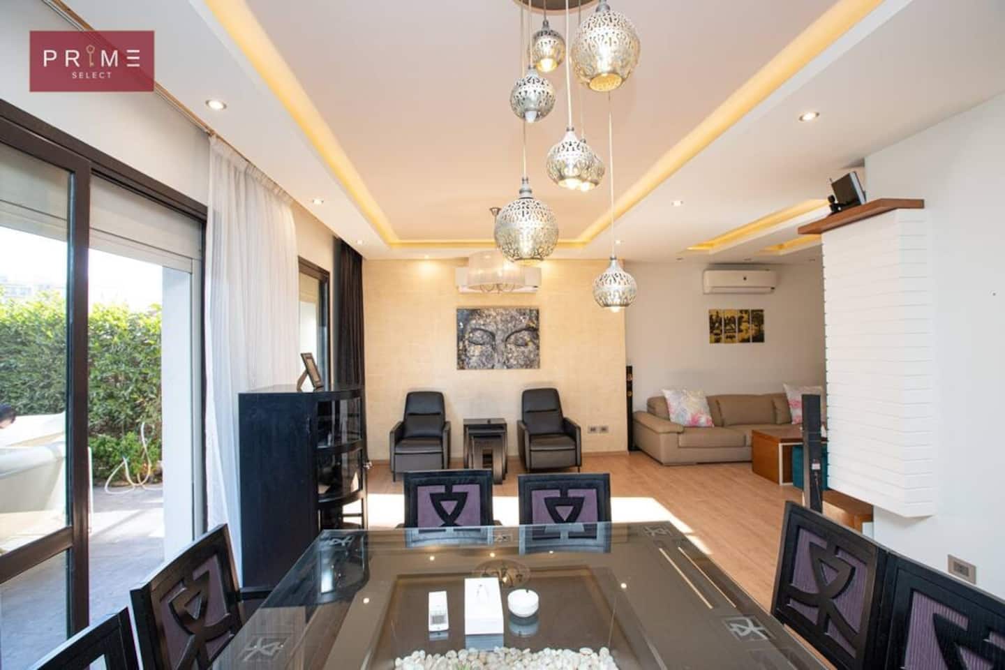 3 Bedroom Apt with garden - Prime Select Eastown — Living Room in Prime Select Eastown, New Cairo, Egypt