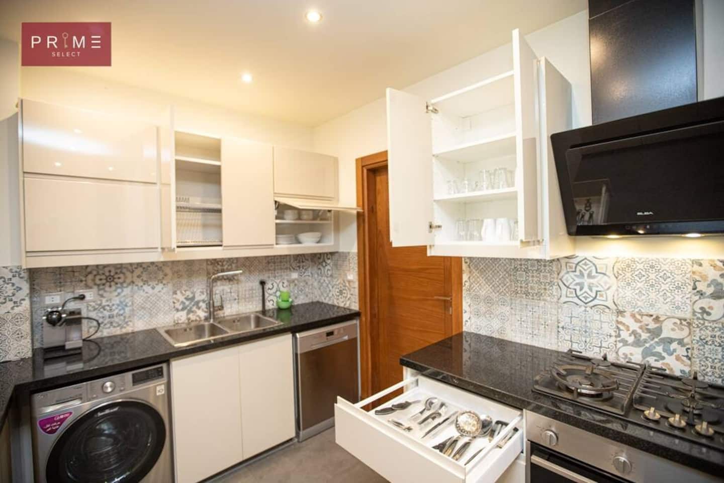 3 Bedroom Apt with garden - Prime Select Eastown — Full Kitchen in Prime Select Eastown, New Cairo, Egypt