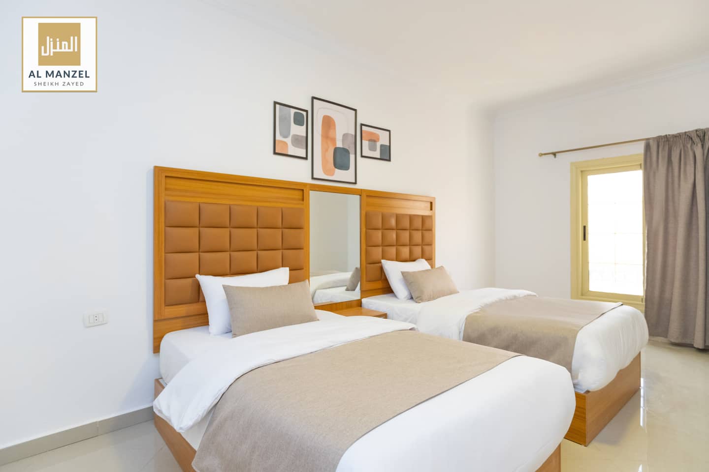 Superior Twin Room - Almanzel Sheikh Zayed — Bedroom 1 in Almanzel Sheikh Zayed, Sheikh Zayed, Egypt — photo 2