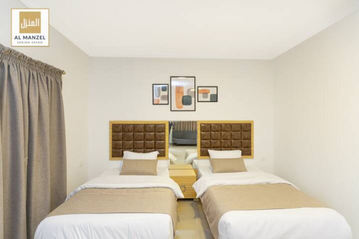 Deluxe Twin Room - Almanzel Sheikh Zayed — Bedroom 1 in Almanzel Sheikh Zayed, Sheikh Zayed, Egypt — photo 2