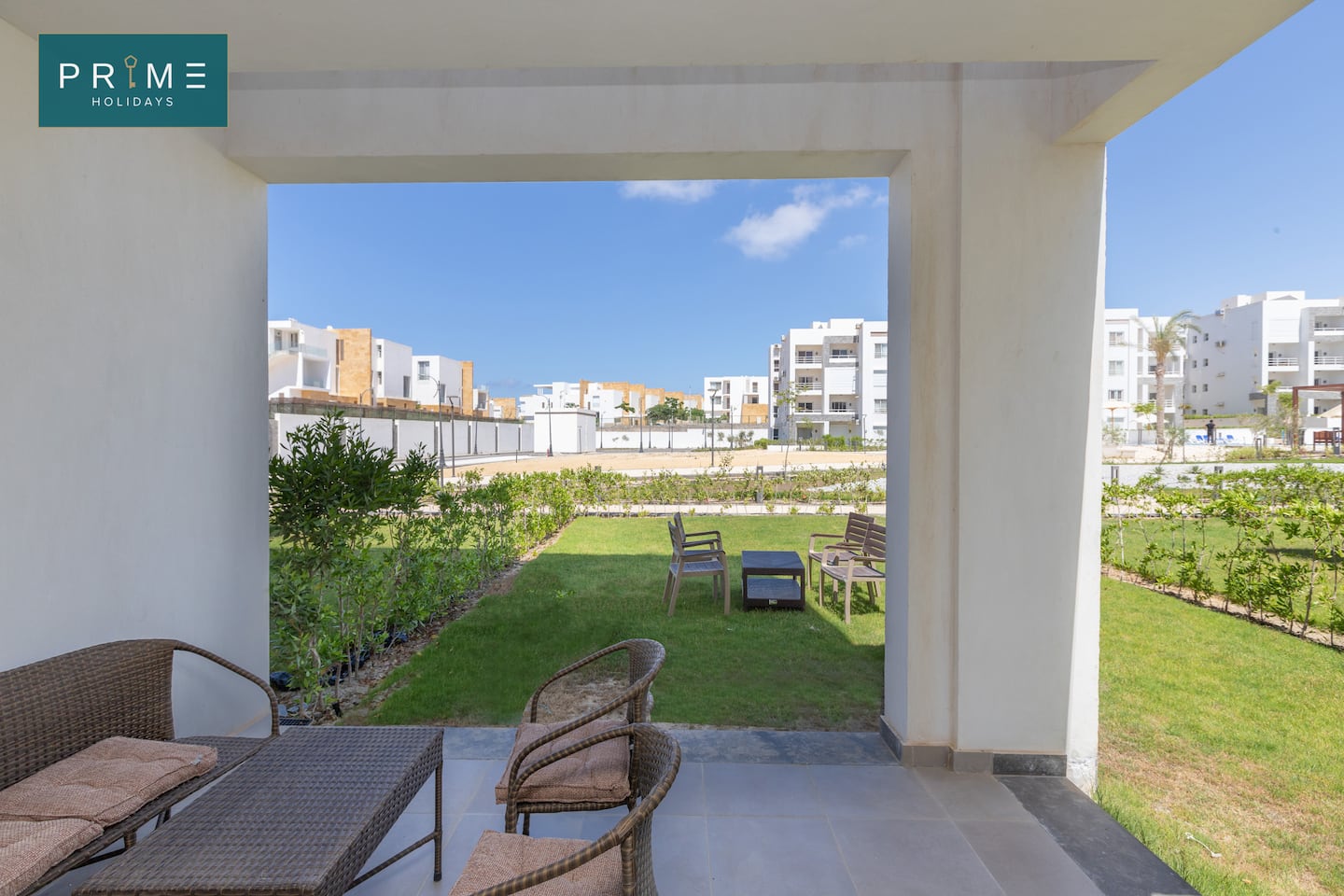 Two Bedrooms Chalet + Garden -Prime Holidays Amwaj — Exterior in Prime Holidays Amwaj, North Coast, Egypt — photo 3