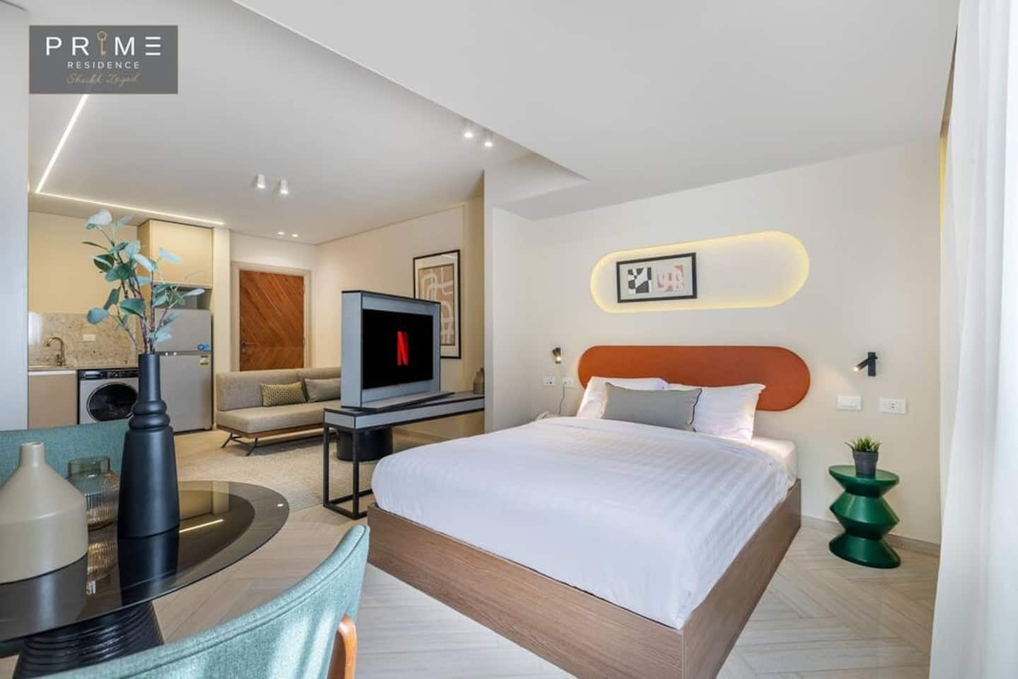 Standard 1 Bed Apt - Prime Residence Sheikh Zayed — Bedroom 1 in Prime Residence Sheikh Zayed, Sheikh Zayed, Egypt