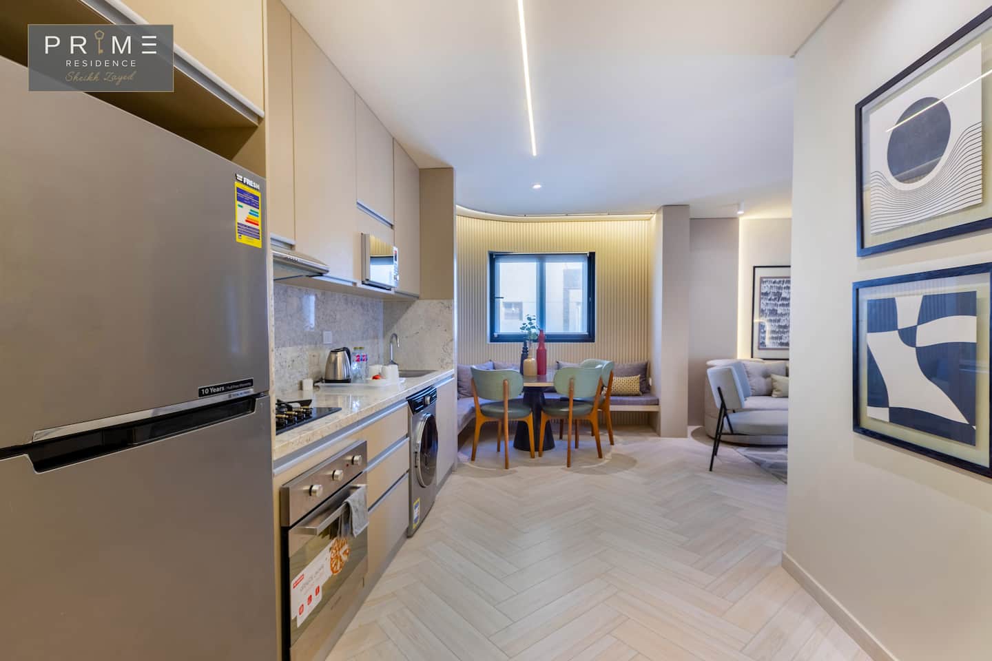 Superior 1BR (Twin) - Prime Residence Sheikh Zayed — Full Kitchen in Prime Residence Sheikh Zayed, Sheikh Zayed, Egypt