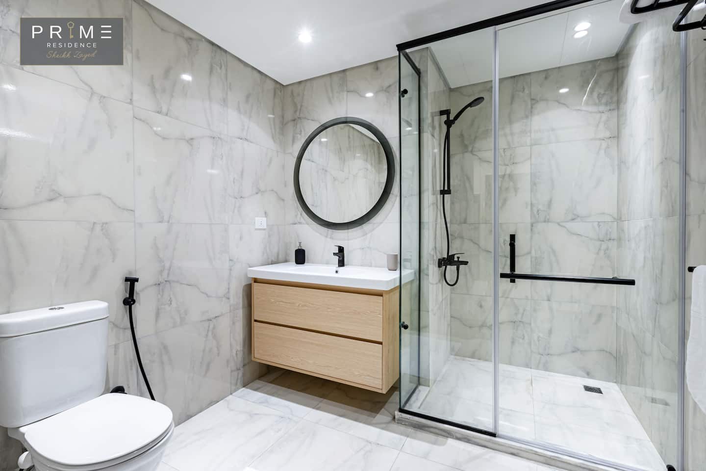 Superior 1BR (Twin) - Prime Residence Sheikh Zayed — Full bathroom 1 in Prime Residence Sheikh Zayed, Sheikh Zayed, Egypt