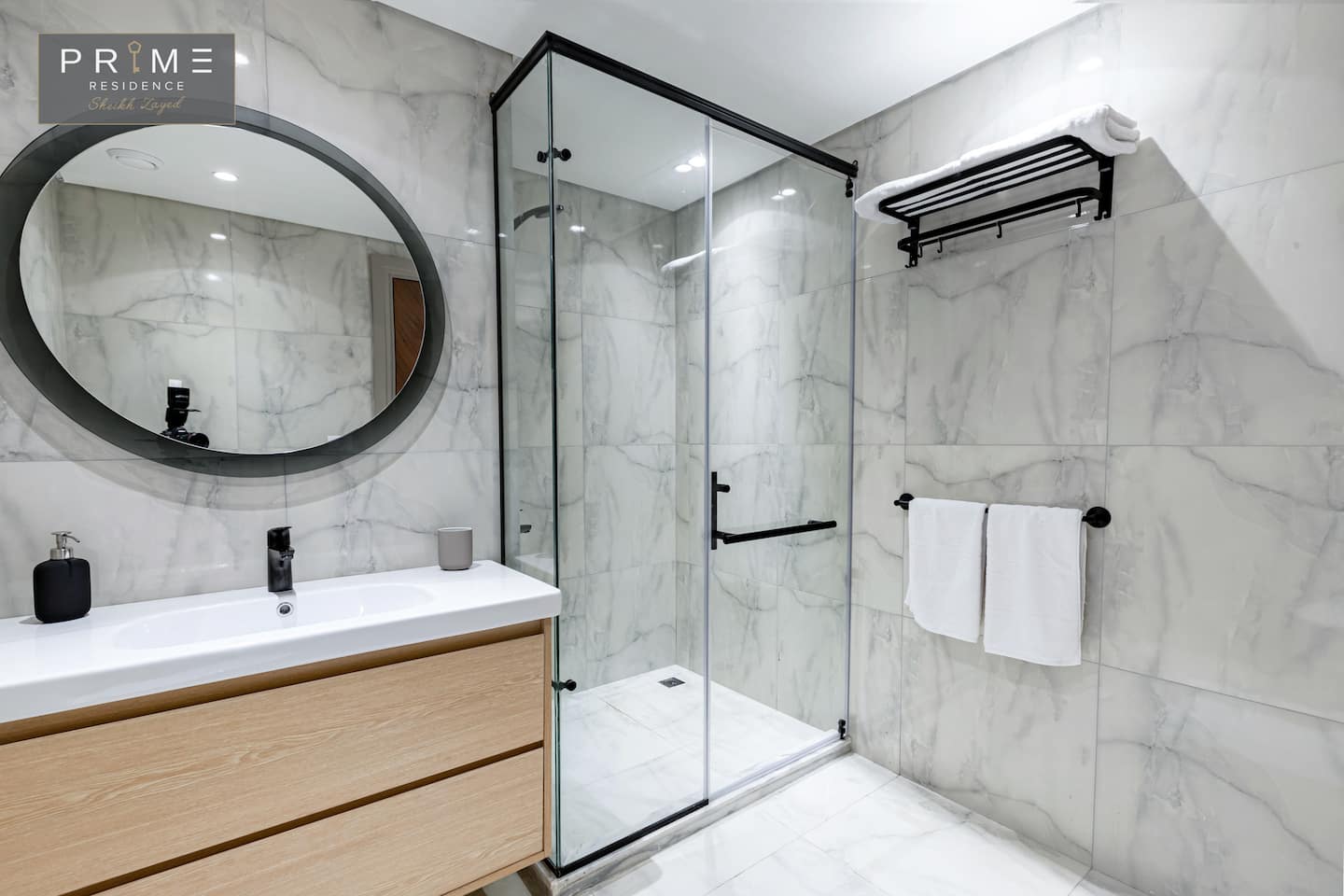 Superior 1BR (Twin) - Prime Residence Sheikh Zayed — Full bathroom 1 in Prime Residence Sheikh Zayed, Sheikh Zayed, Egypt — photo 3