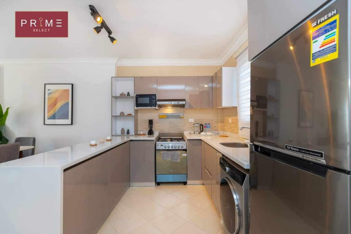Superior 2 bedroom - Prime Select Masaken Sheraton — Full Kitchen in Prime Select Masaken Sheraton, Cairo, Egypt