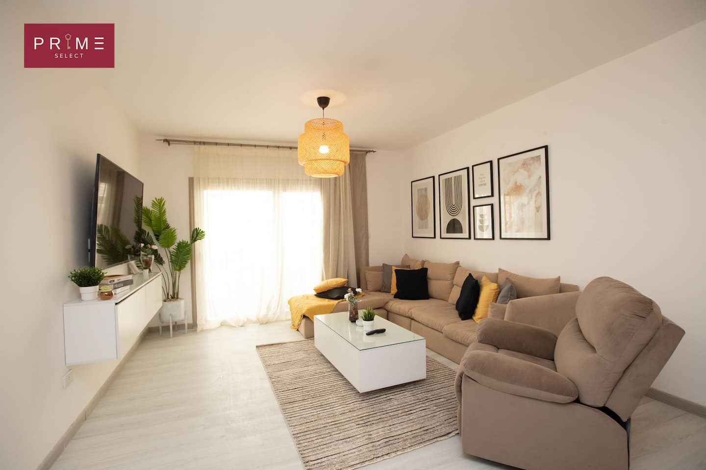 2 Bedroom Apt Z5 - Prime Select Galleria New Cairo — Living Room in Prime Select Galleria New Cairo, New Cairo, Egypt — photo 2