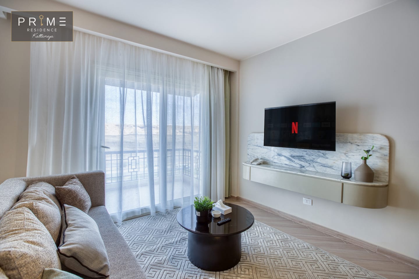 Studio Apartment - Prime Residence Kattameya — Living Room in Prime Residence Kattameya, New Cairo, Egypt