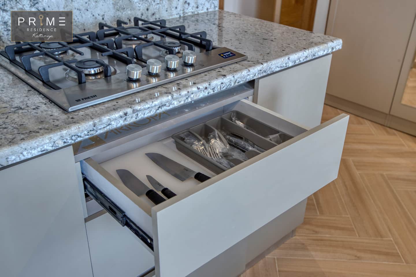 Studio Apartment - Prime Residence Kattameya — Full Kitchen in Prime Residence Kattameya, New Cairo, Egypt