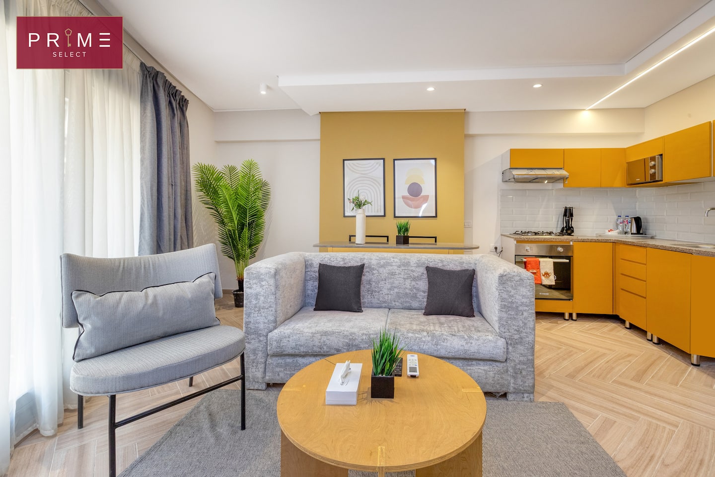 Superior 1Bed Apt - Prime Select Kattameya Bavaria — Living Room in Prime Select Kattameya Bavaria, New Cairo, Egypt