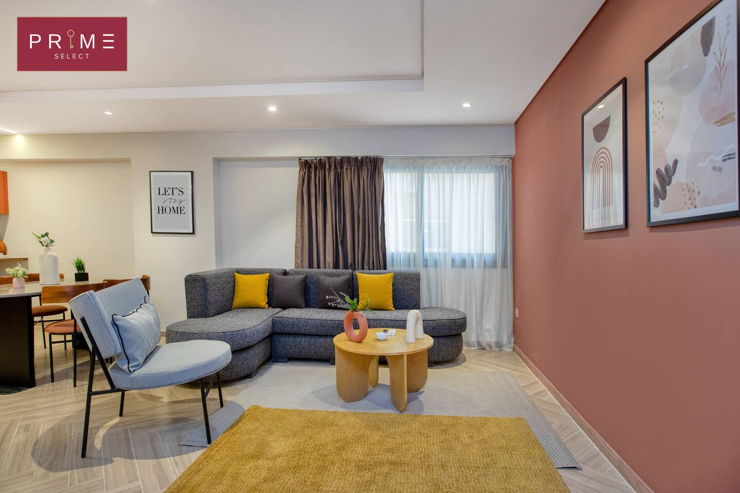Deluxe 1 Bed Apt - Prime Select Kattameya Bavaria — Living Room in Prime Select Kattameya Bavaria, New Cairo, Egypt