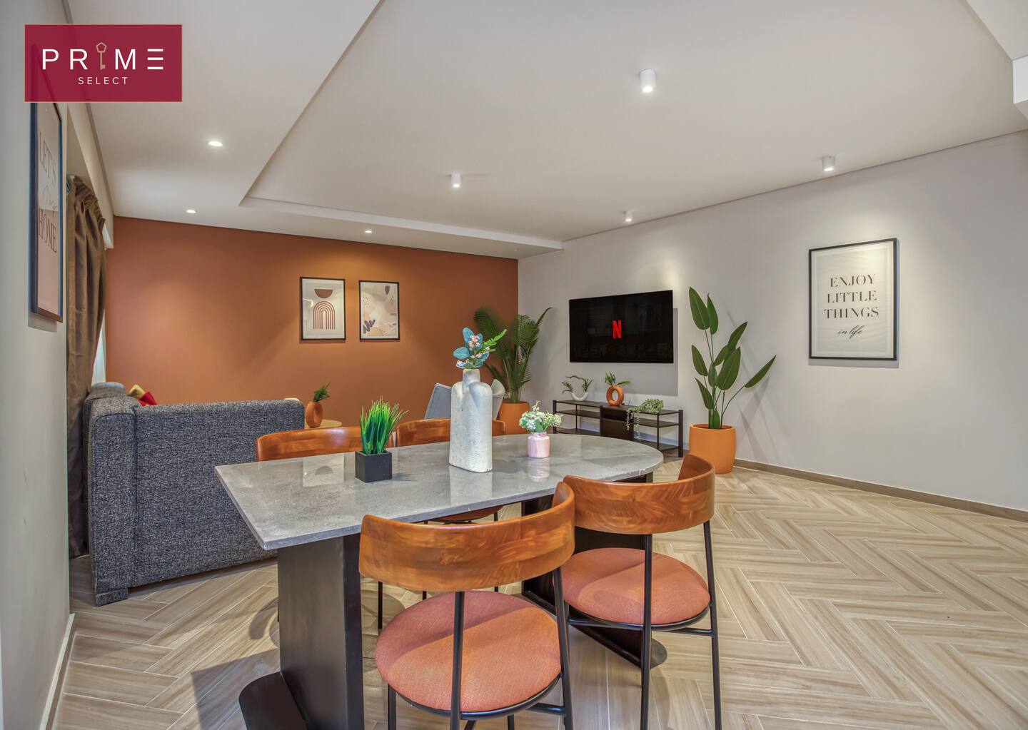Deluxe 1 Bed Apt - Prime Select Kattameya Bavaria — Dining Area in Prime Select Kattameya Bavaria, New Cairo, Egypt