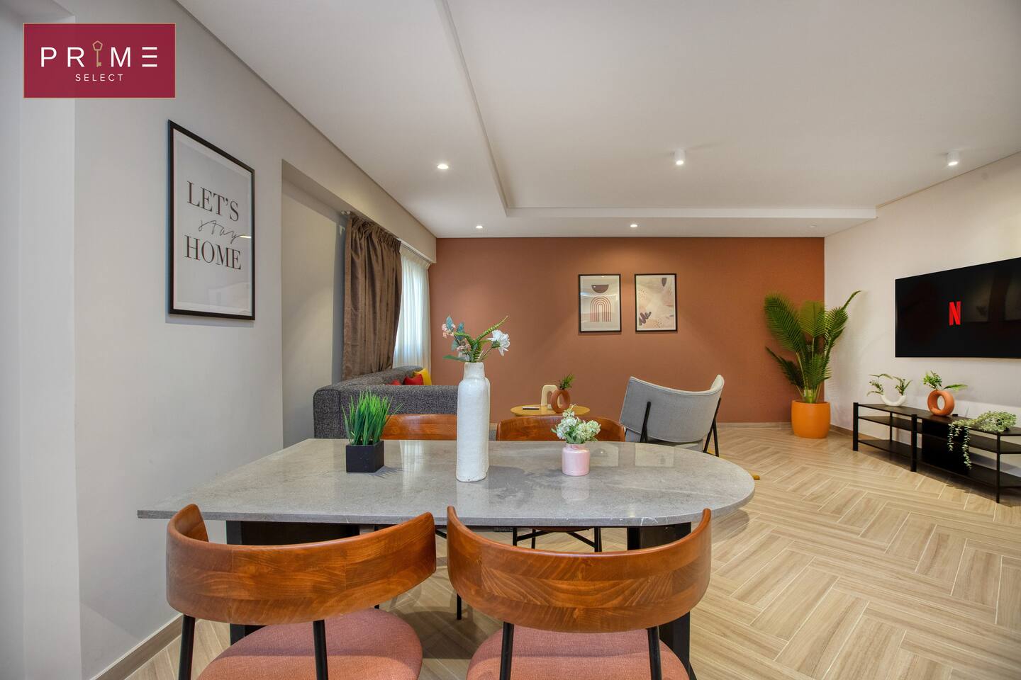 Deluxe 1 Bed Apt - Prime Select Kattameya Bavaria — Dining Area in Prime Select Kattameya Bavaria, New Cairo, Egypt — photo 3