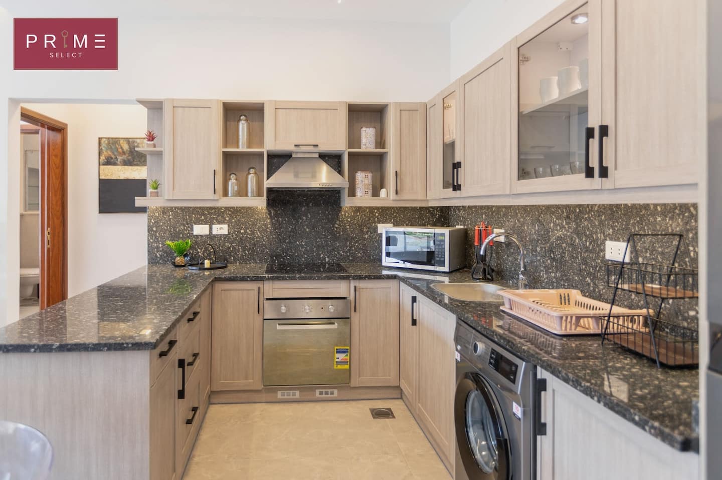 Two Bedrooms - Prime Select Lake View — Full Kitchen in Prime Select Lake View, New Cairo, Egypt