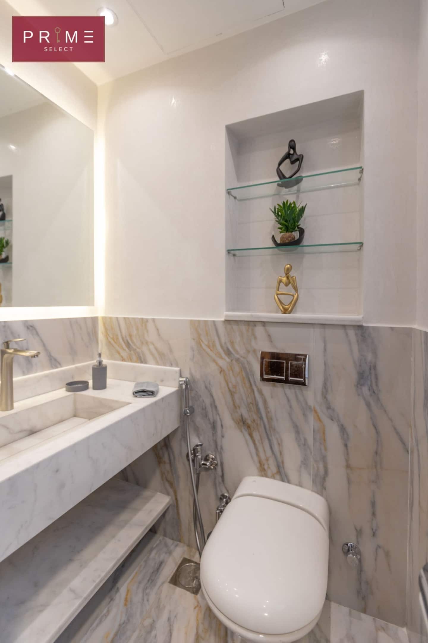 Two Bedrooms - Prime Select Lake View — Half Bathroom 1 in Prime Select Lake View, New Cairo, Egypt