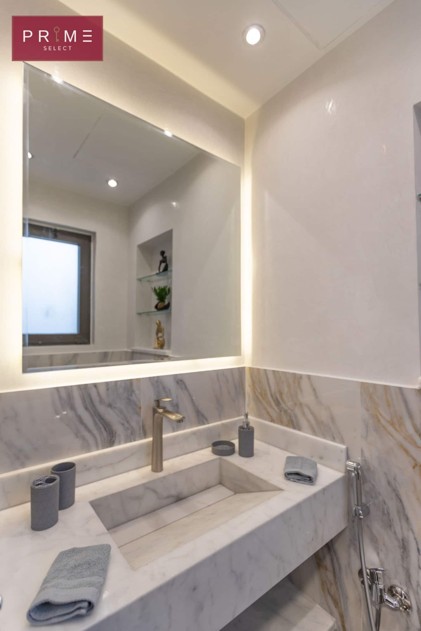 Two Bedrooms - Prime Select Lake View — Half Bathroom 1 in Prime Select Lake View, New Cairo, Egypt — photo 3