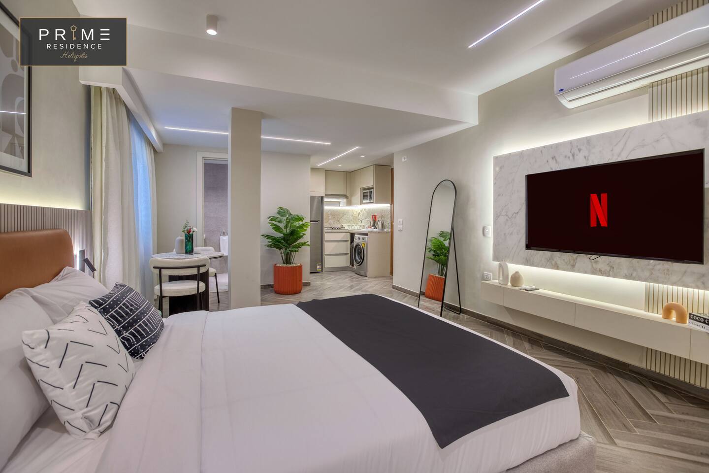 Deluxe Studio - Prime Residence Heliopolis — Bedroom 1 in Prime Residence Heliopolis, Cairo, Egypt — photo 3