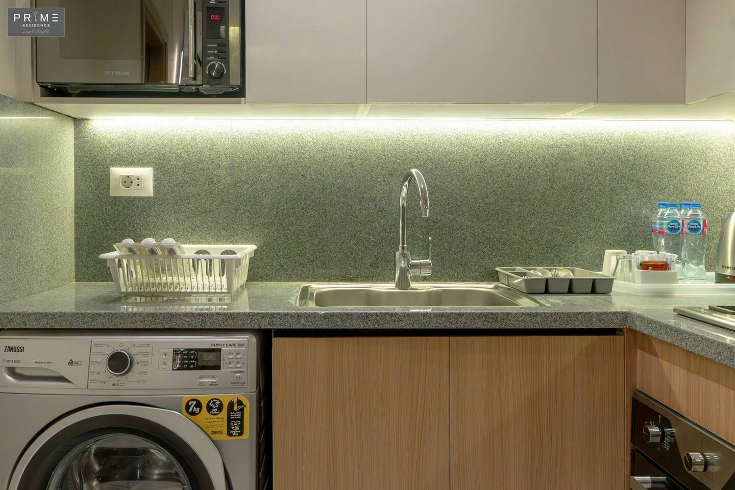 Std. 2 BDR Apt. - Prime Residence Zayed Heights — Full Kitchen in Prime Residence Zayed Heights, Sheikh Zayed, Egypt — photo 2