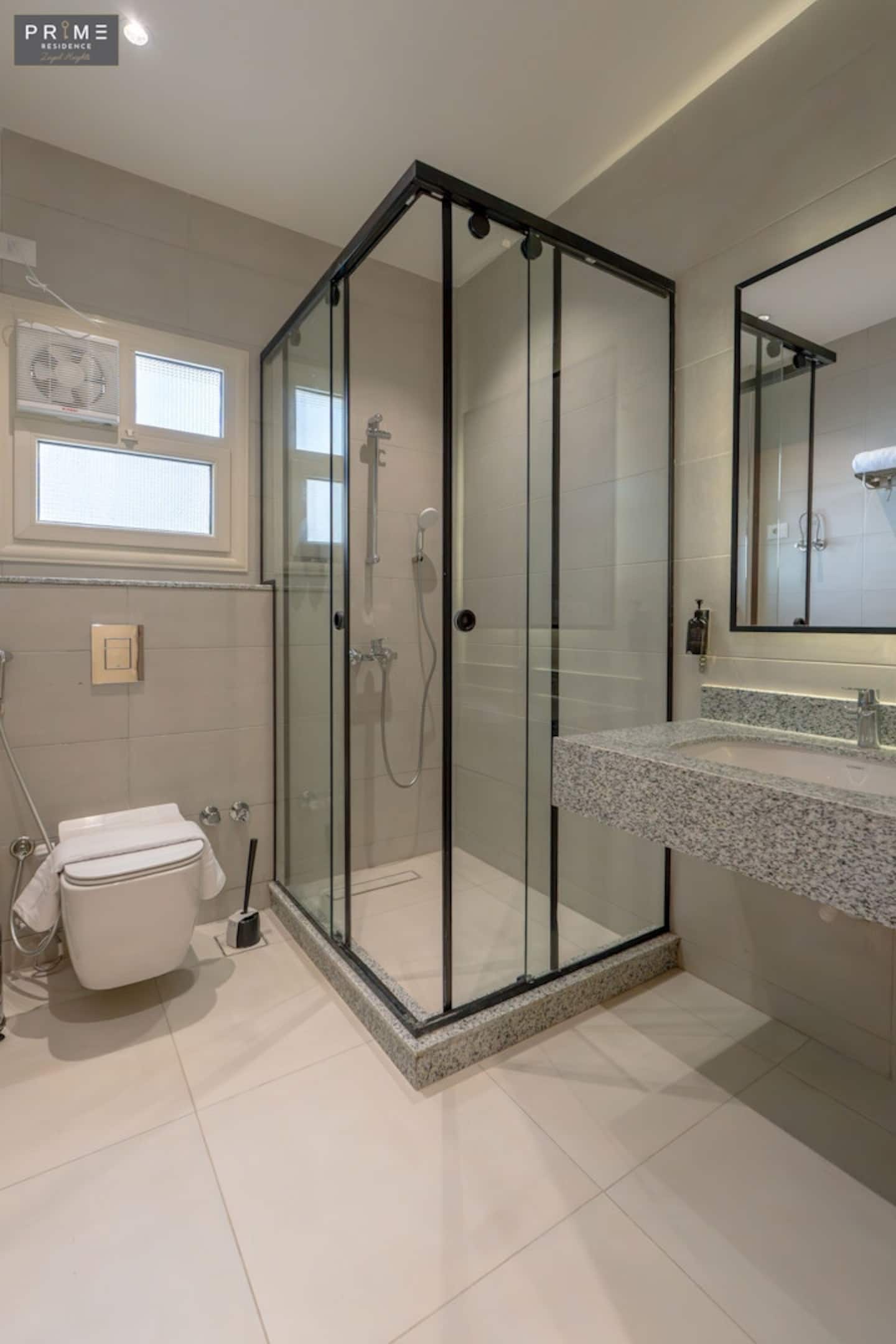 Std. 2 BDR Apt. - Prime Residence Zayed Heights — Full bathroom 1 in Prime Residence Zayed Heights, Sheikh Zayed, Egypt — photo 3