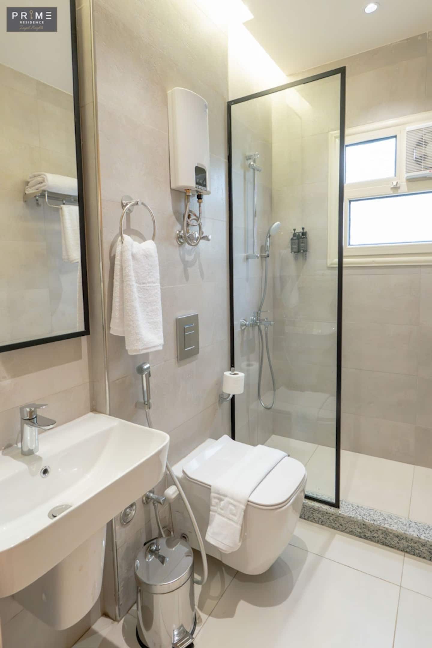 Std. 2 BDR Apt. - Prime Residence Zayed Heights — Half Bathroom 1 in Prime Residence Zayed Heights, Sheikh Zayed, Egypt — photo 3