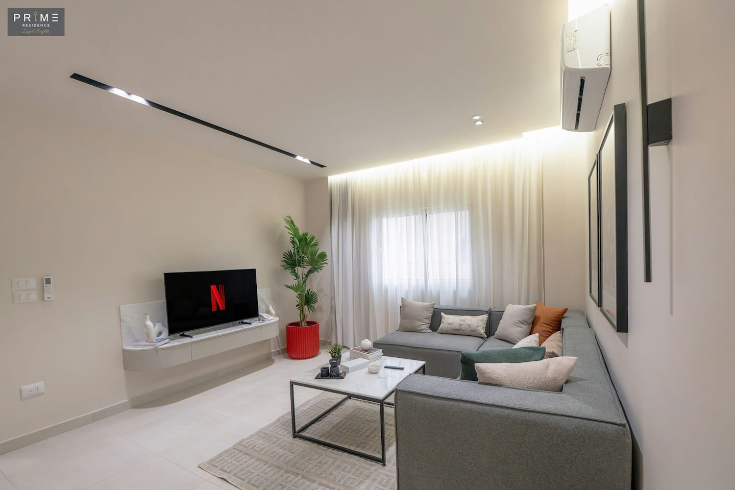 Dlx. 2 BDR. Apt. - Prime Residence Zayed Heights — Living Room in Prime Residence Zayed Heights, Sheikh Zayed, Egypt — photo 2
