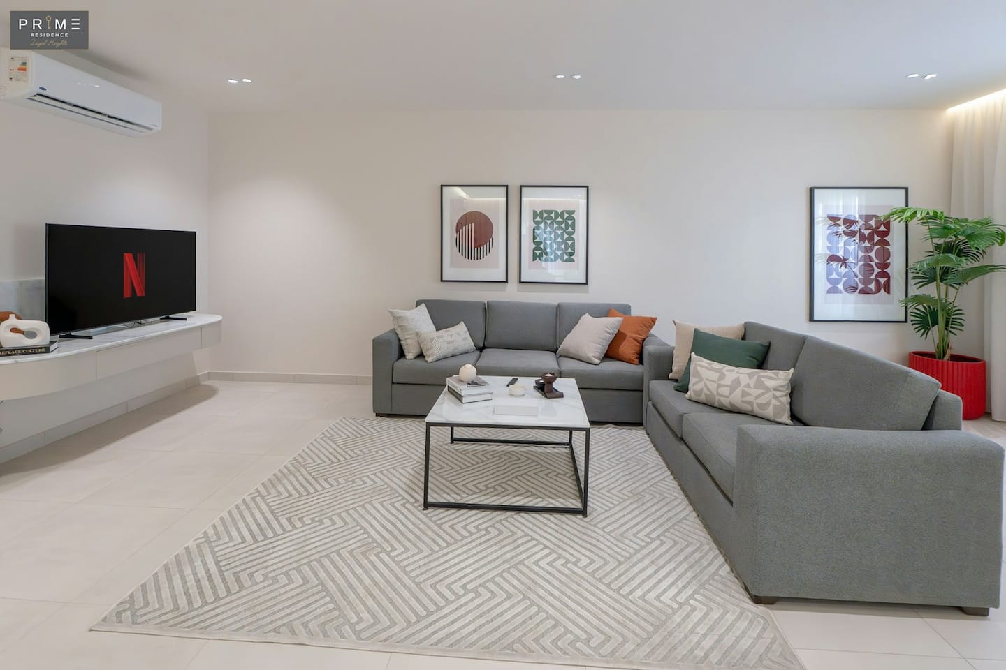 3-BDR Apt. - Prime Residence Zayed Heights — Living Room in Prime Residence Zayed Heights, Sheikh Zayed, Egypt