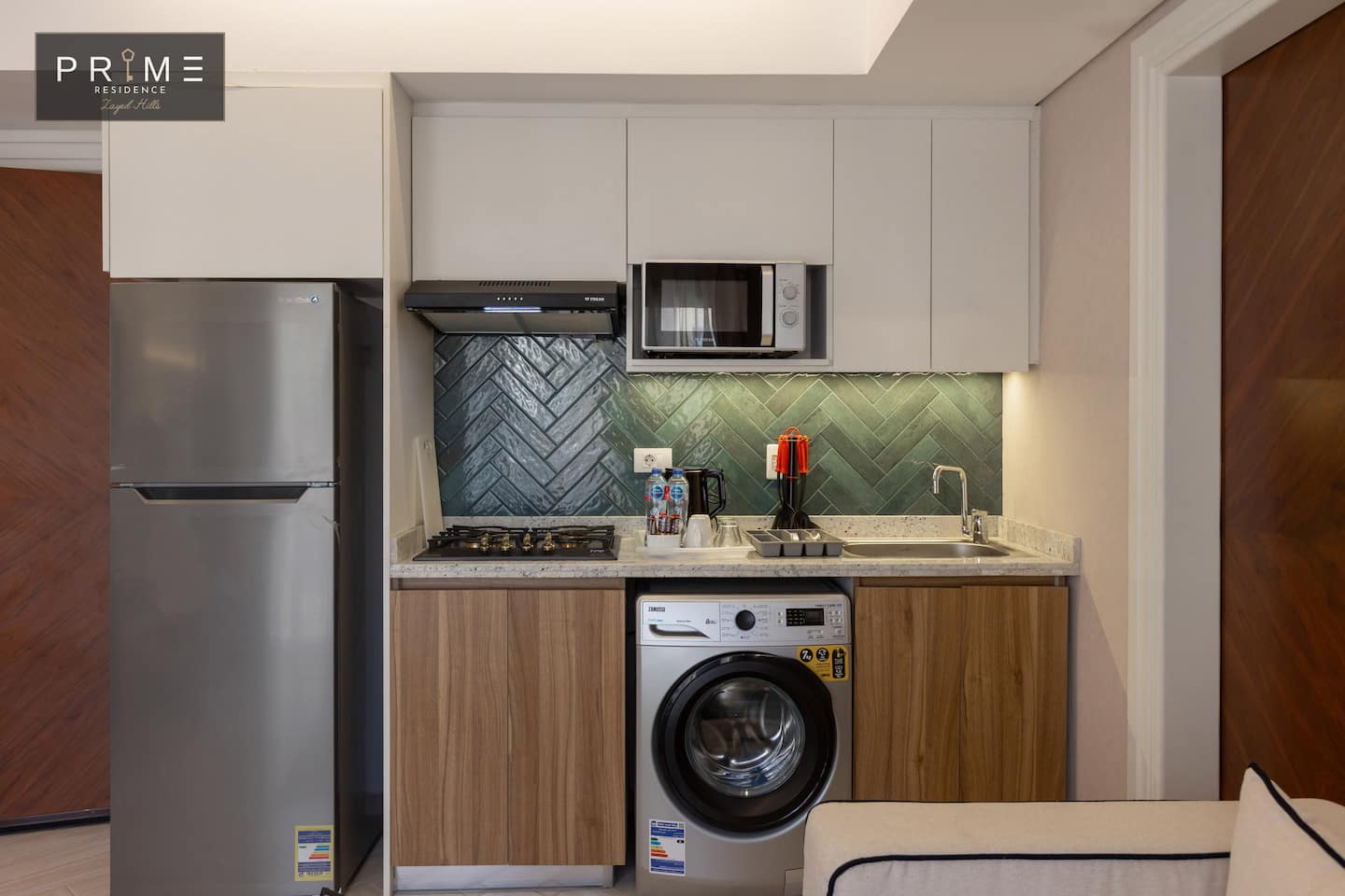 Deluxe Studio - Prime Residence Zayed Hills — Full Kitchen in Prime Residence Zayed Hills, Sheikh Zayed, Egypt