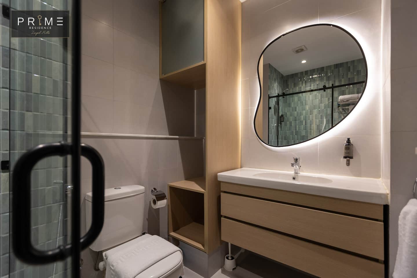 Deluxe Studio - Prime Residence Zayed Hills — Full bathroom 1 in Prime Residence Zayed Hills, Sheikh Zayed, Egypt — photo 2