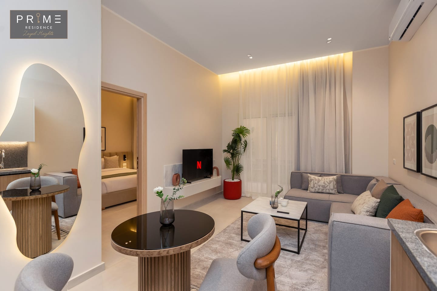 Std 1 BDR Apartment-Prime Residence Zayed Heights — Living Room in Prime Residence Zayed Heights, Sheikh Zayed, Egypt
