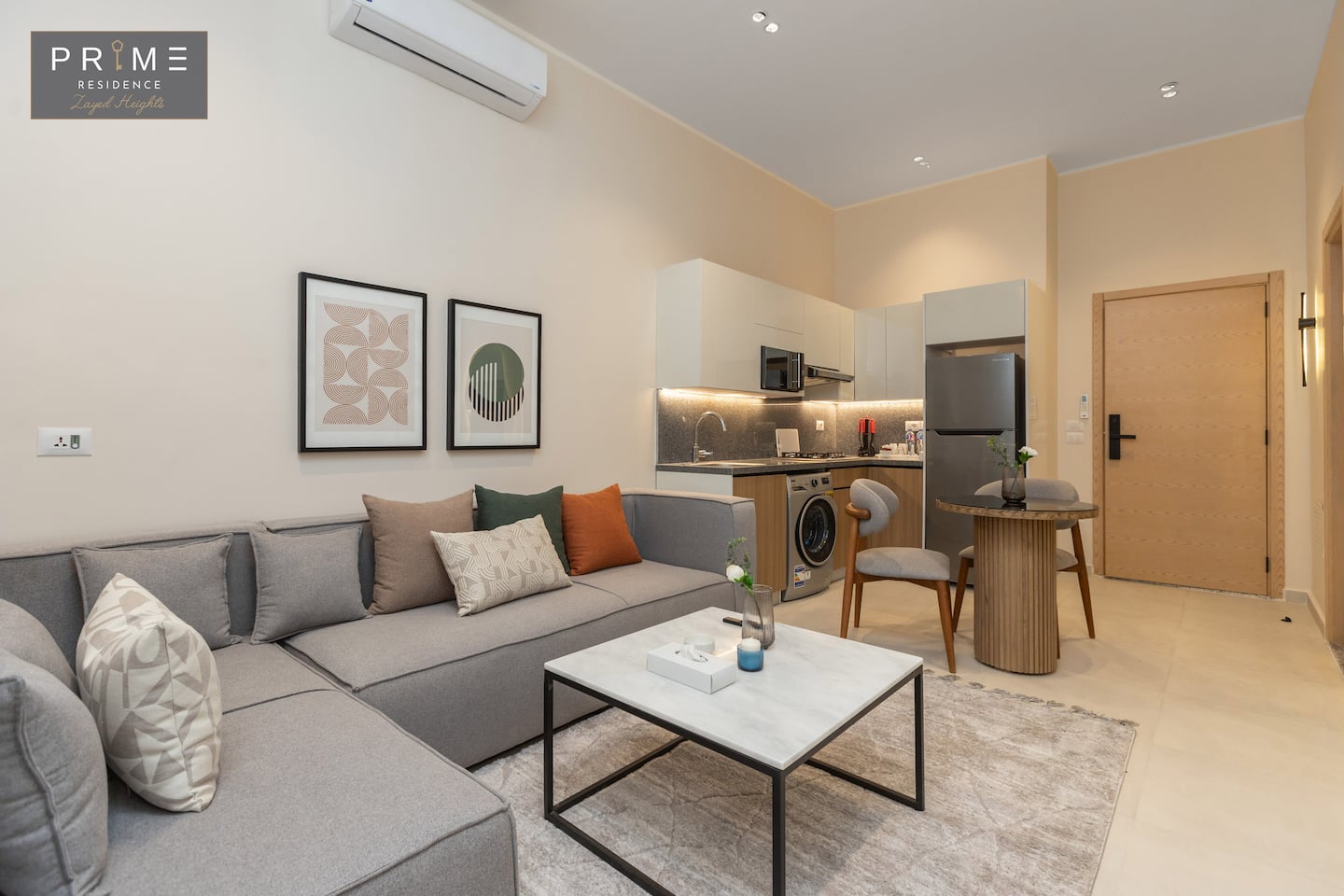 Std 1 BDR Apartment-Prime Residence Zayed Heights — Living Room in Prime Residence Zayed Heights, Sheikh Zayed, Egypt — photo 3