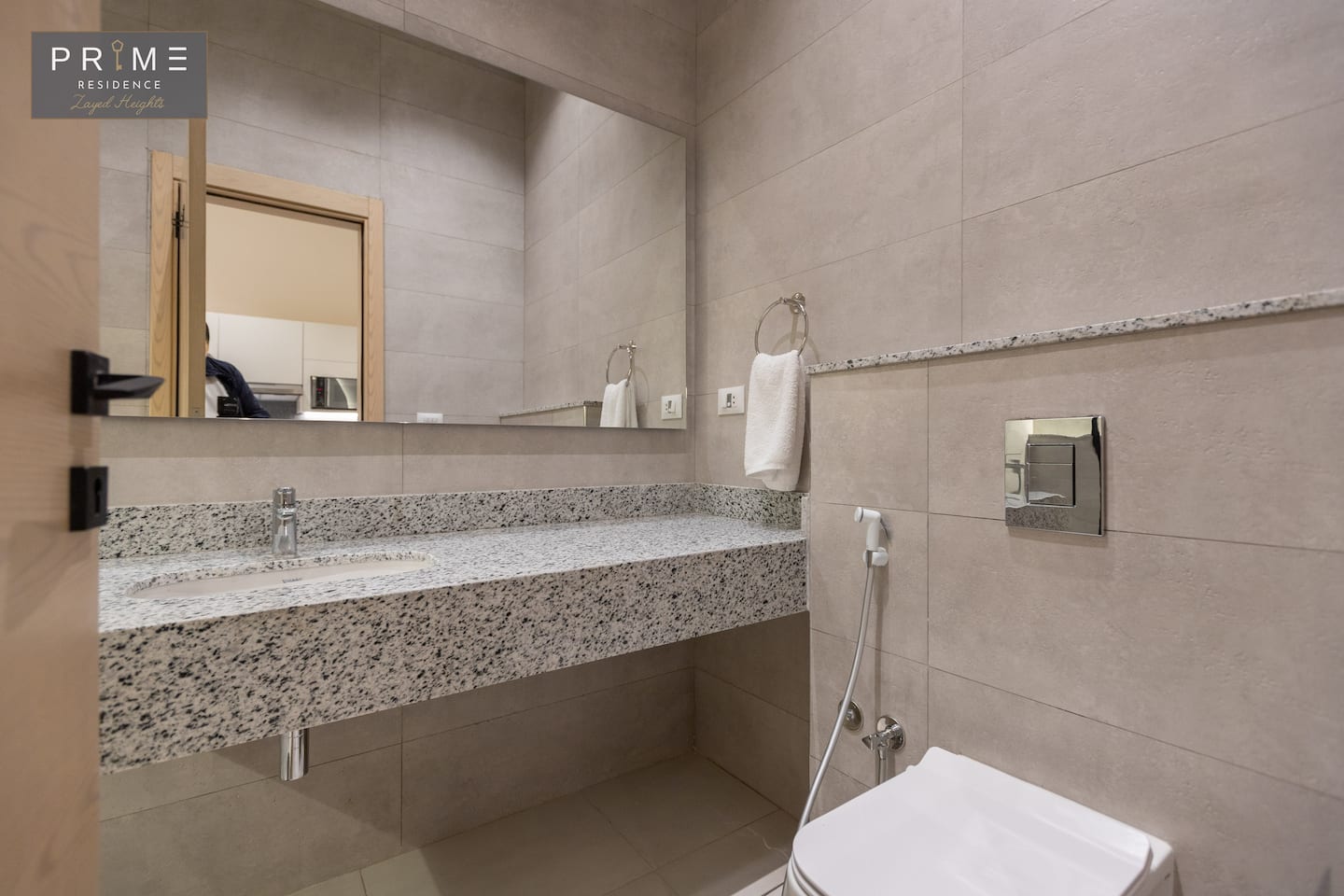 Std 1 BDR Apartment-Prime Residence Zayed Heights — Full bathroom 1 in Prime Residence Zayed Heights, Sheikh Zayed, Egypt — photo 3