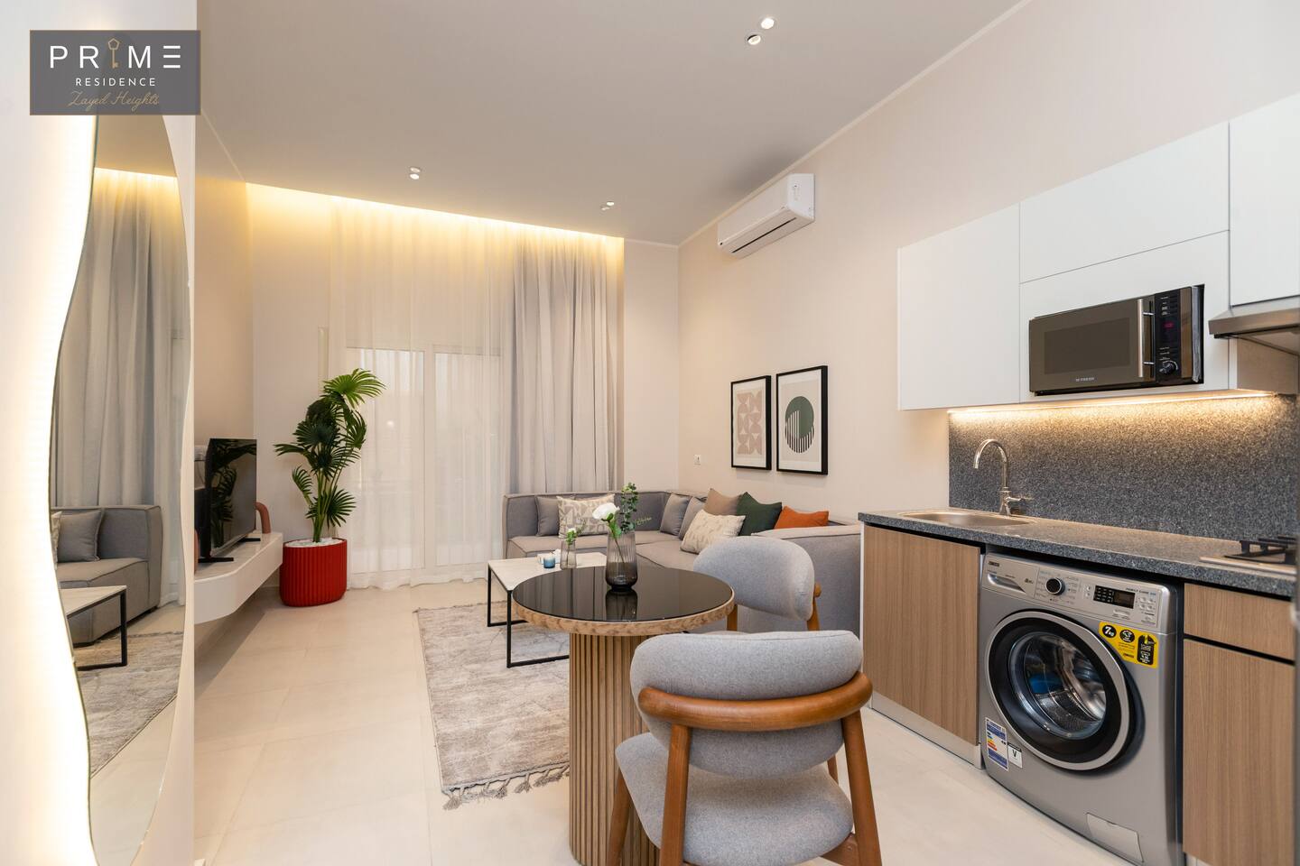 Sup. 1 BDR Apartment-Prime Residence Zayed Heights — Dining Area in Prime Residence Zayed Heights, Sheikh Zayed, Egypt — photo 2