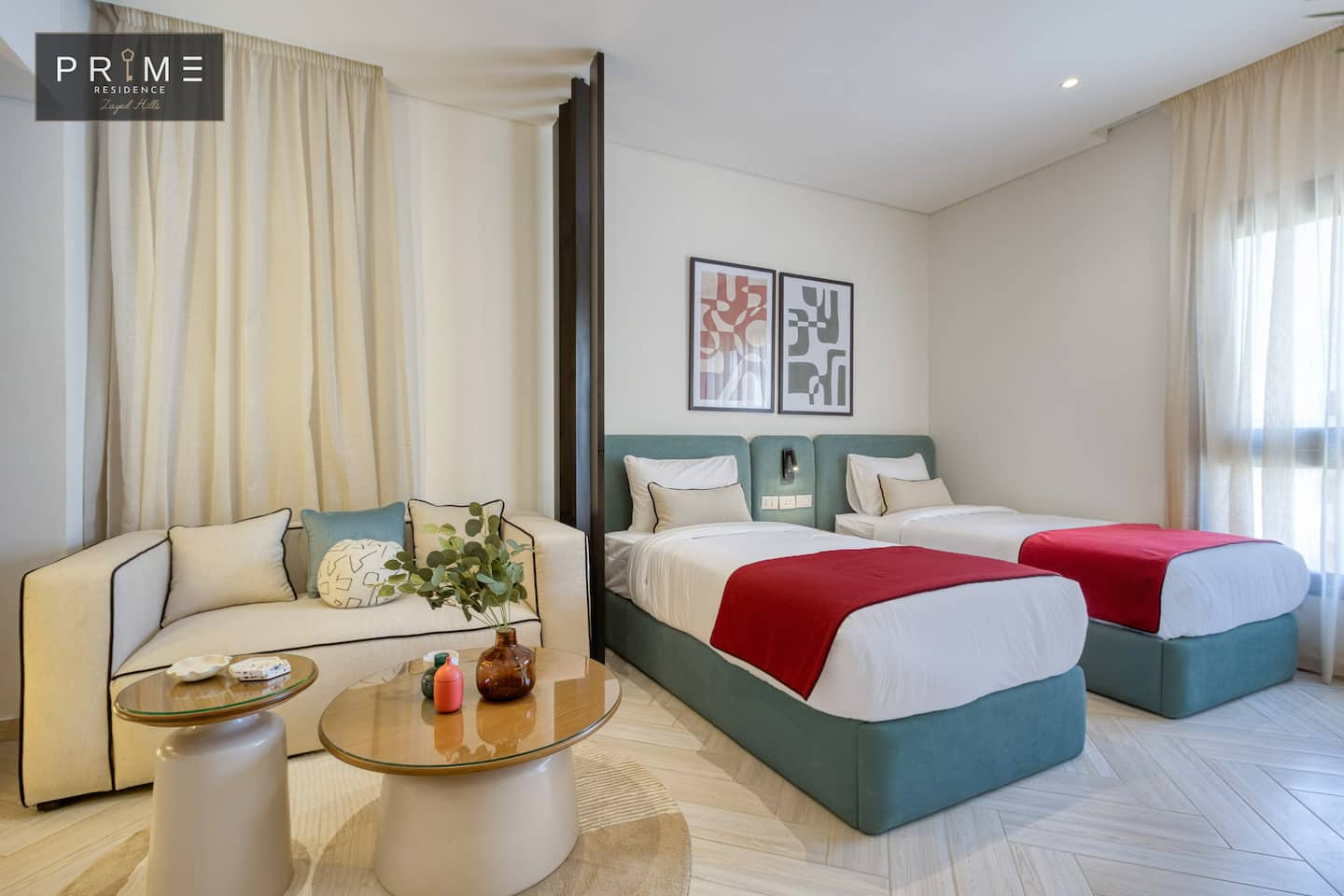Deluxe Studio Twin - Prime Residence Zayed Hills — Additional Photos in Prime Residence Zayed Hills, Sheikh Zayed, Egypt — photo 3