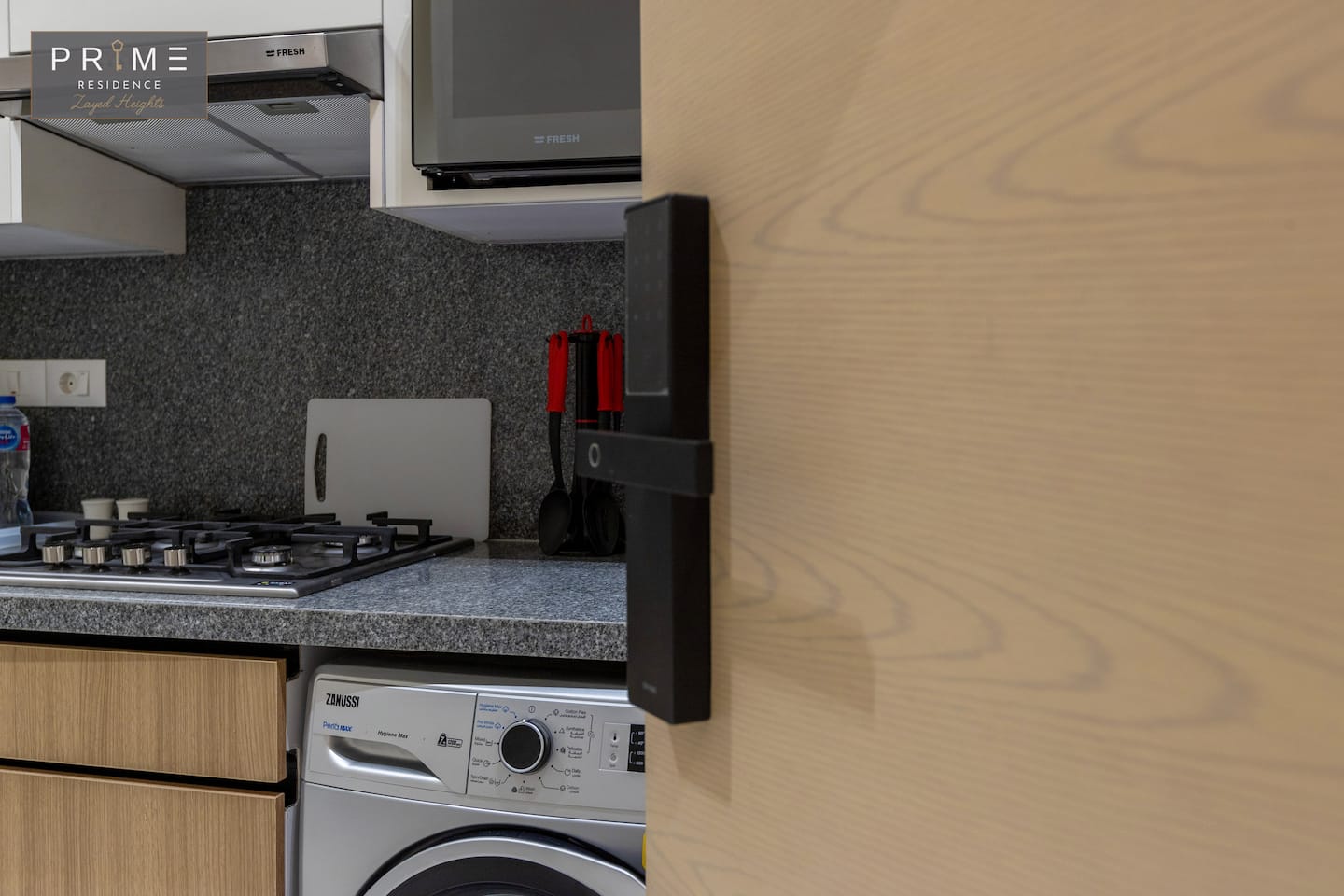 Std 1 BDR Twin beds -Prime Residence Zayed Heights — Full Kitchen in Prime Residence Zayed Heights, Sheikh Zayed, Egypt — photo 2