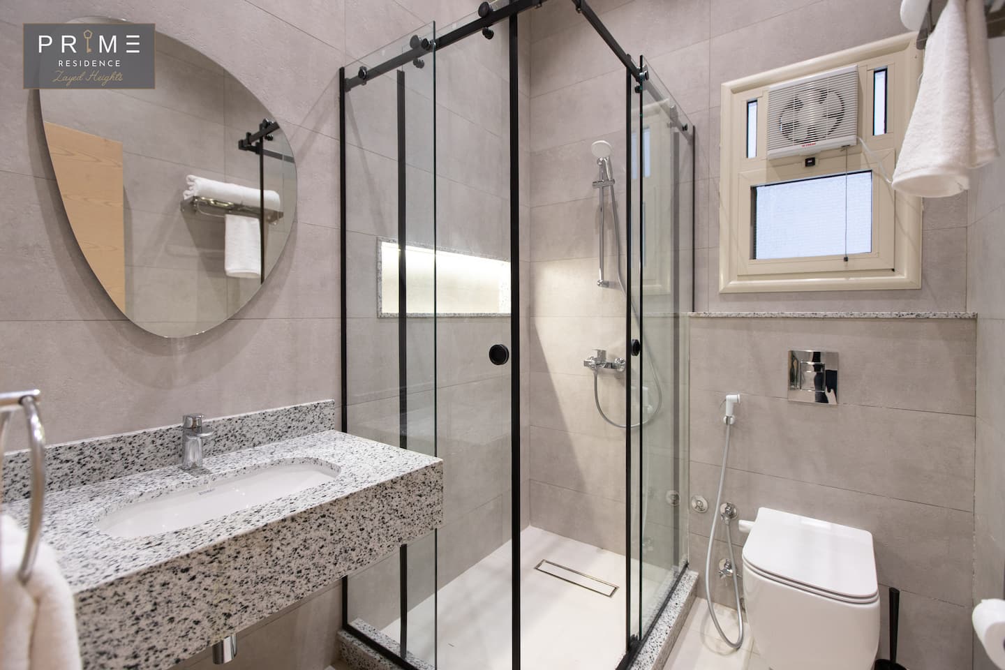 Std 1 BDR Twin beds -Prime Residence Zayed Heights — Full bathroom 1 in Prime Residence Zayed Heights, Sheikh Zayed, Egypt