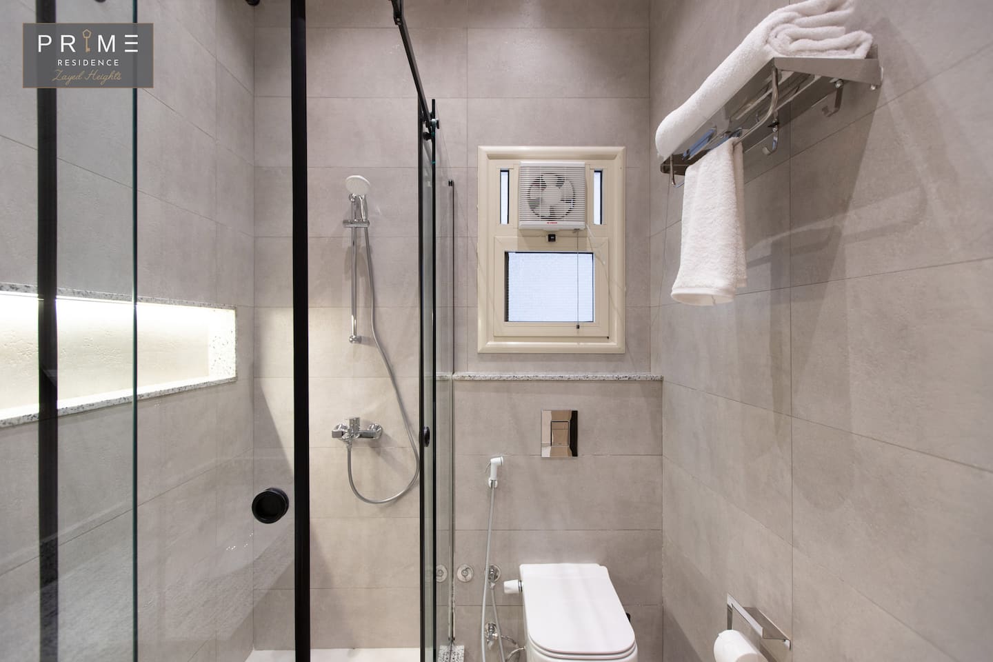 Std 1 BDR Twin beds -Prime Residence Zayed Heights — Full bathroom 1 in Prime Residence Zayed Heights, Sheikh Zayed, Egypt — photo 3