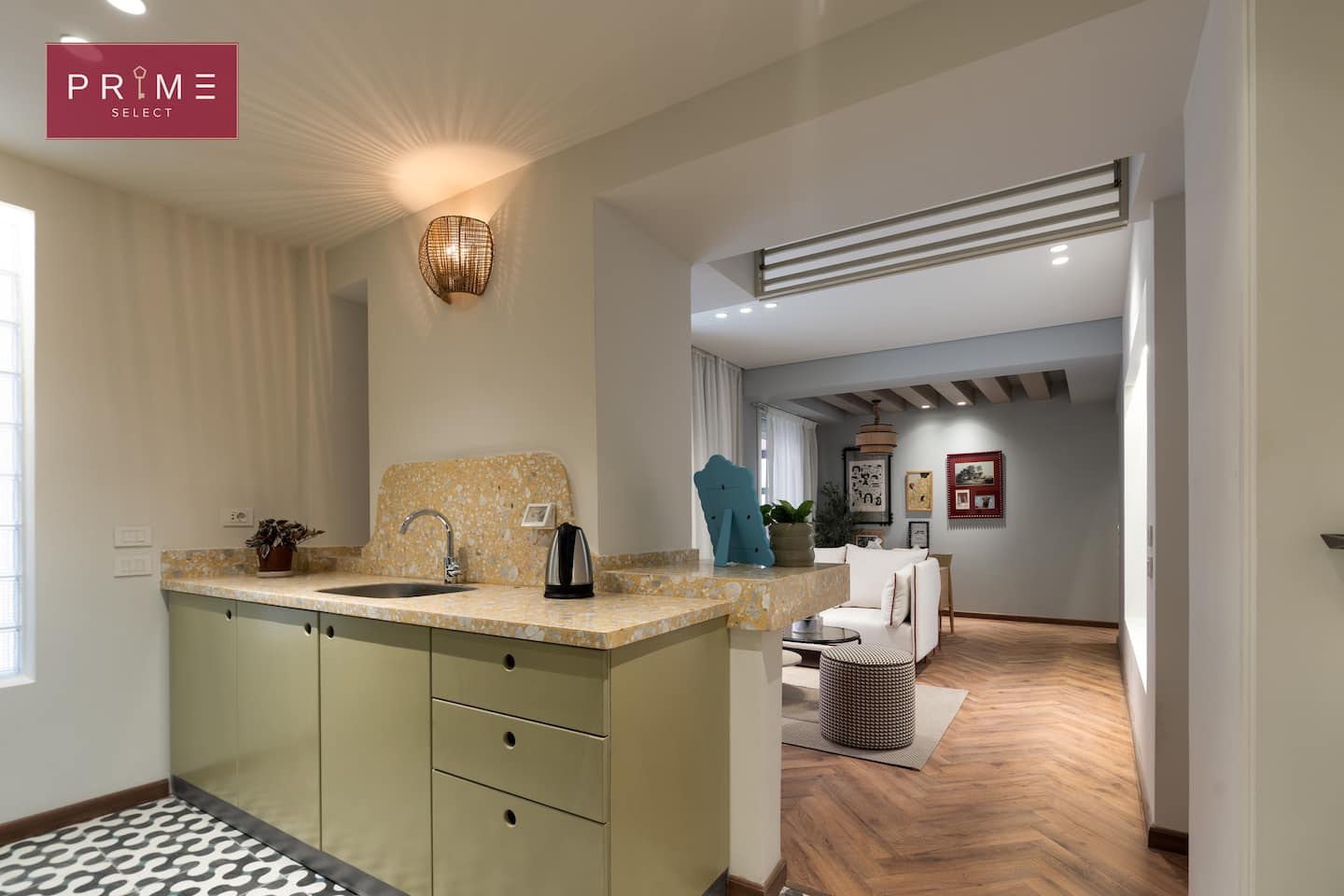 One BDR withTerrace- Prime Select Zamalek AlGezira — Living Room in Prime Select Zamalek AlGezira, Cairo, Egypt