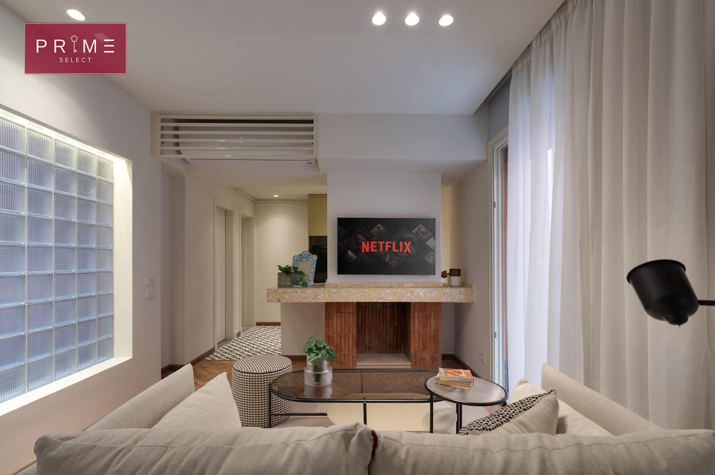 One BDR withTerrace- Prime Select Zamalek AlGezira — Living Room in Prime Select Zamalek AlGezira, Cairo, Egypt — photo 2